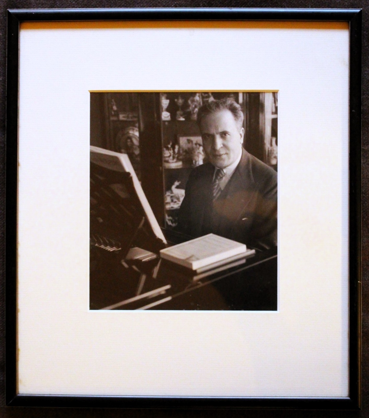 Original Photo of Musican Bruno Walter Developed & Signed by Lotte Jacobi c.1980 Original Photo of Musican Bruno Walter Developed & Signed by Lotte Jacobi c.1980