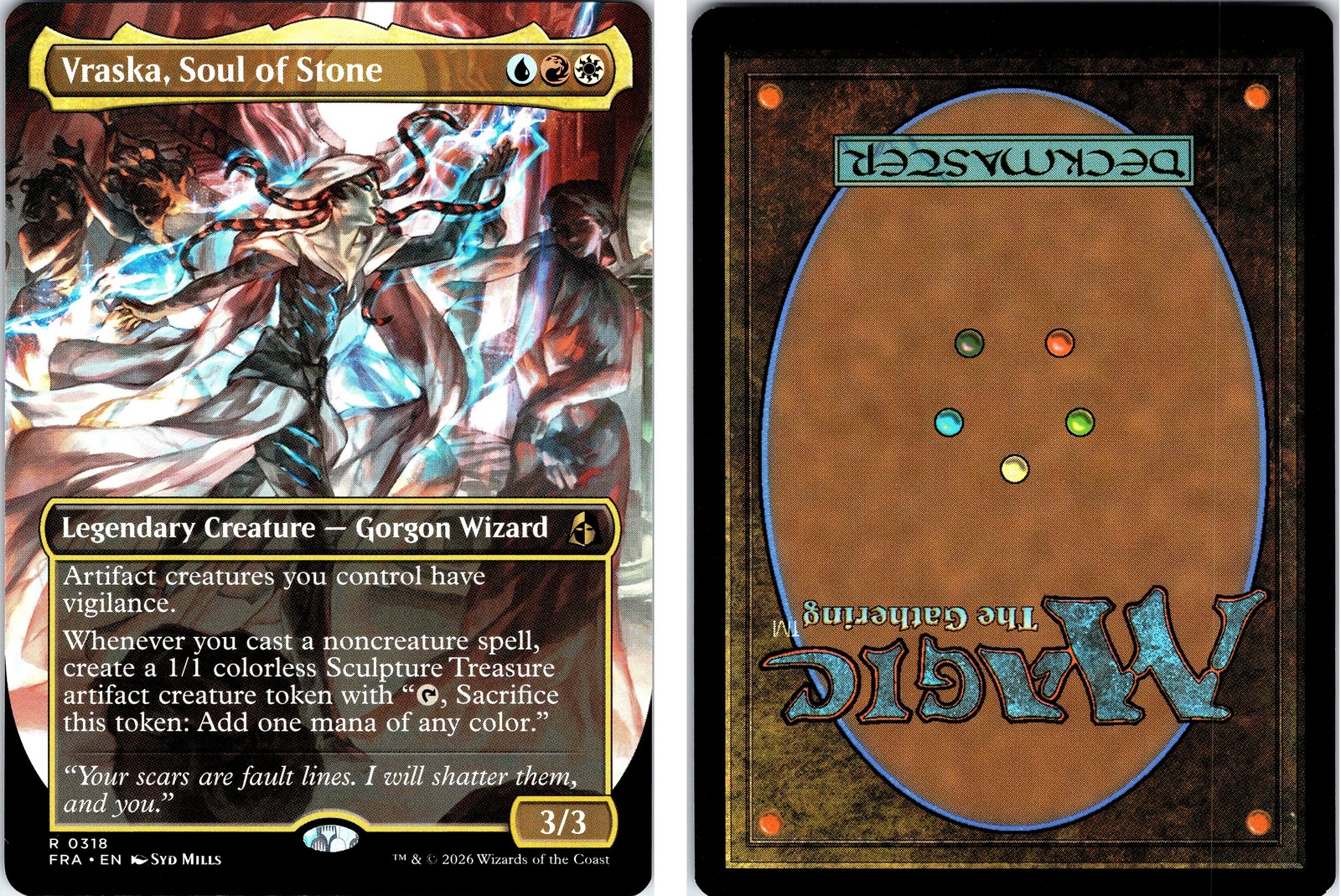 Vraska, Soul of Stone (Borderless) [FRA - 318] NM