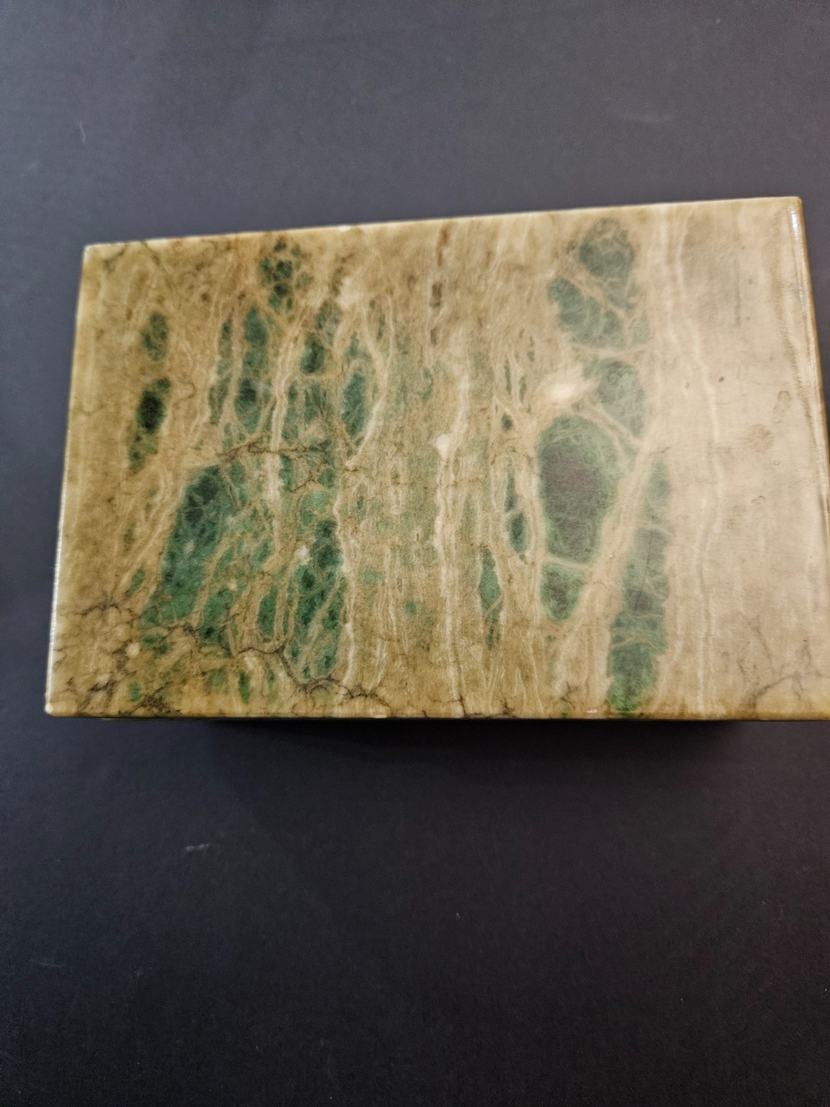 vtg Italian alabaster trinket / jewelry box vtg Italian alabaster trinket / jewelry box