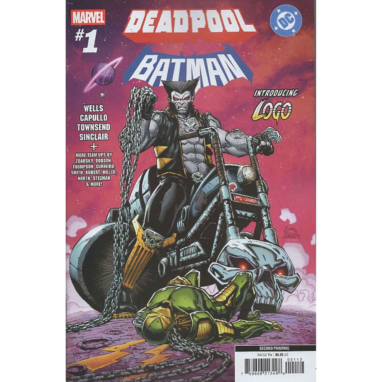 Marvel DC Deadpool Batman #1 Second Printing Marvel Comics