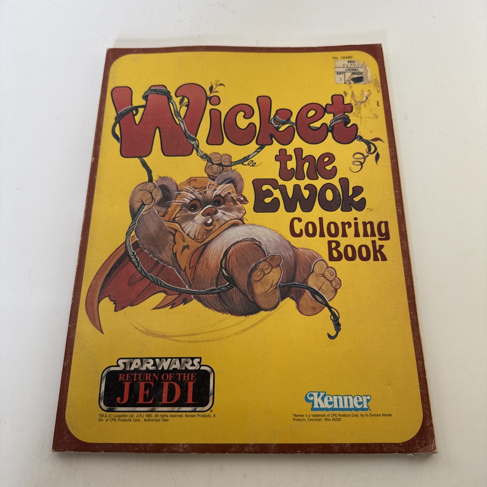 Vintage 1983/1984 Wicket The Ewok Coloring Book Never Used Vintage 1983/1984 Wicket The Ewok Coloring Book Never Used