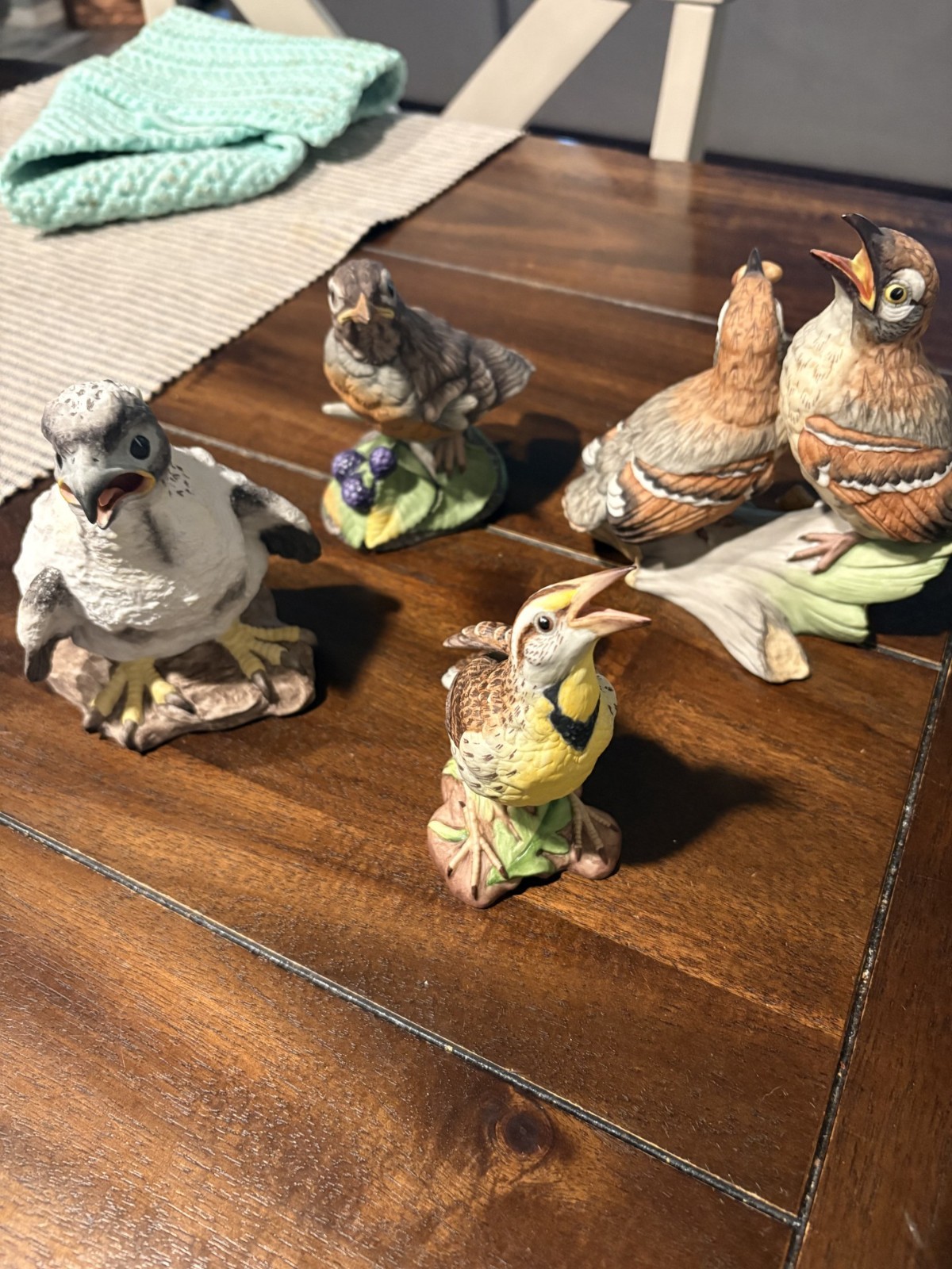 NICE LOT OF 4 VINTAGE Boehm USA Porcelain Y BIRD FIGURINES  MINT