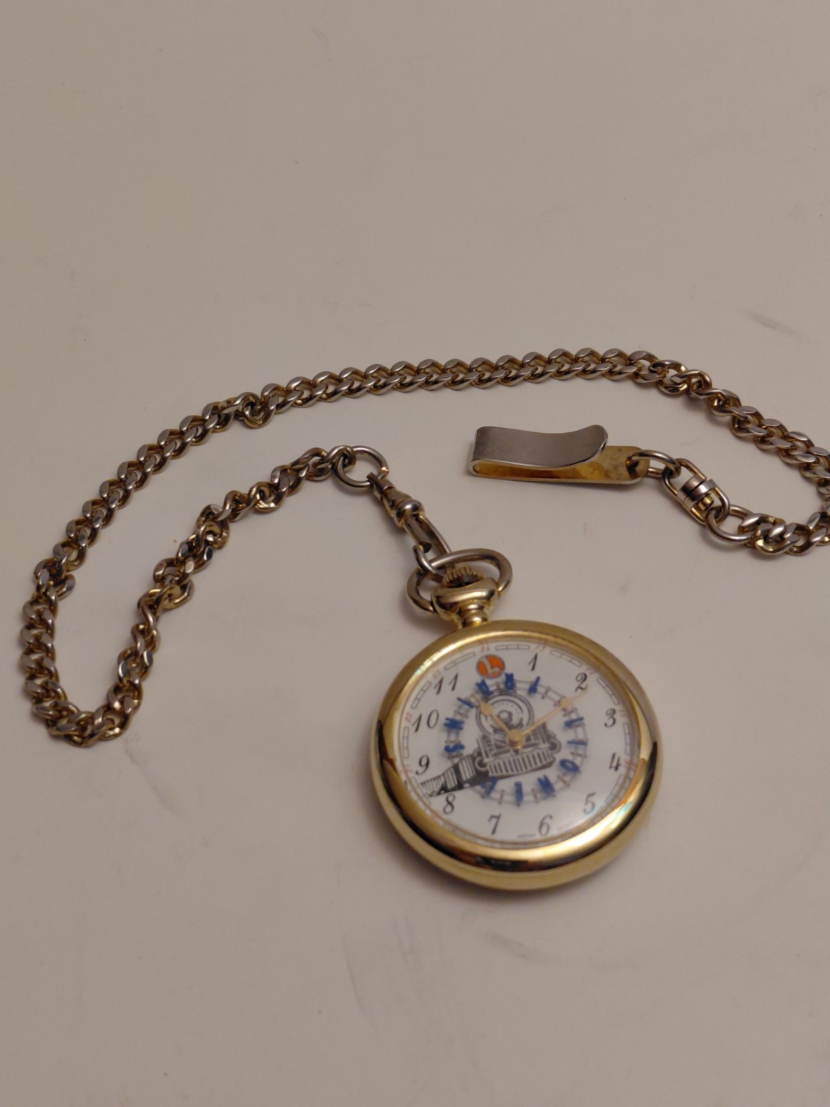 Vintage 1998 Lionel Legendary Trains Collectible Pocket Watch Works