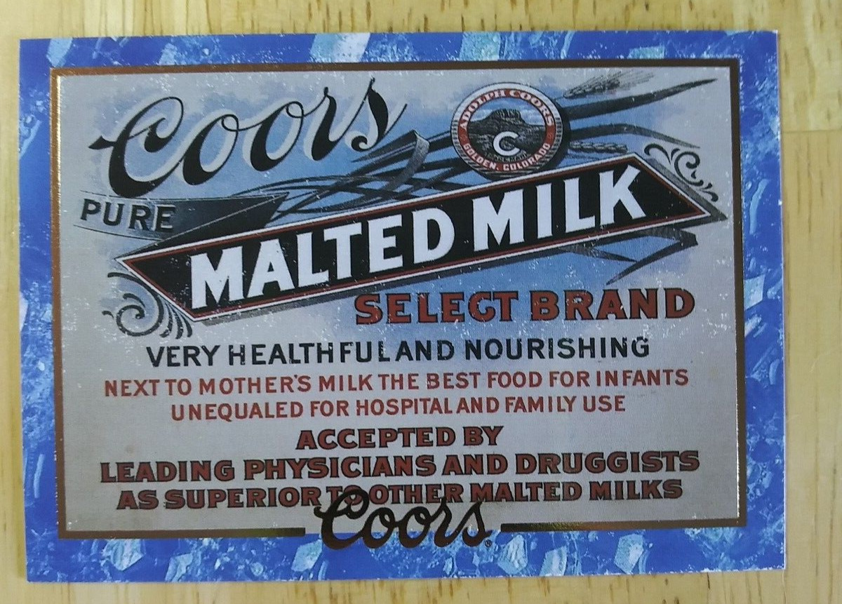 1916 Malted Milk Ad | 1995 Coors Brewing card #31