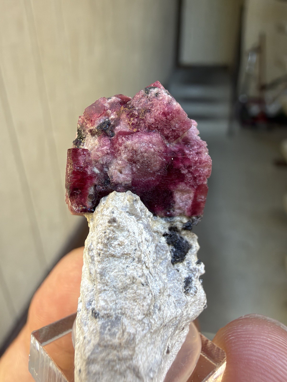Red Beryl From Ruby Violet Claim Mine, Utah, Bixbite Specimen, 10.80gm Red Beryl From Ruby Violet Claim Mine, Utah, Bixbite Specimen, 10.80gm