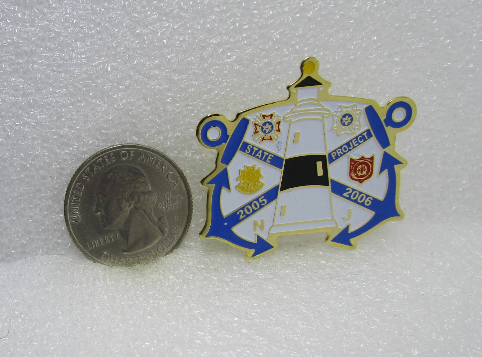 2005-06 VFW New Jersey State Project Pin 2005-06 VFW New Jersey State Project Pin