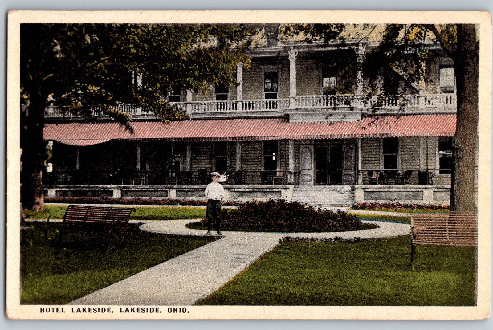 Hotel Lakeside Lakeside OH C1915 Postcard