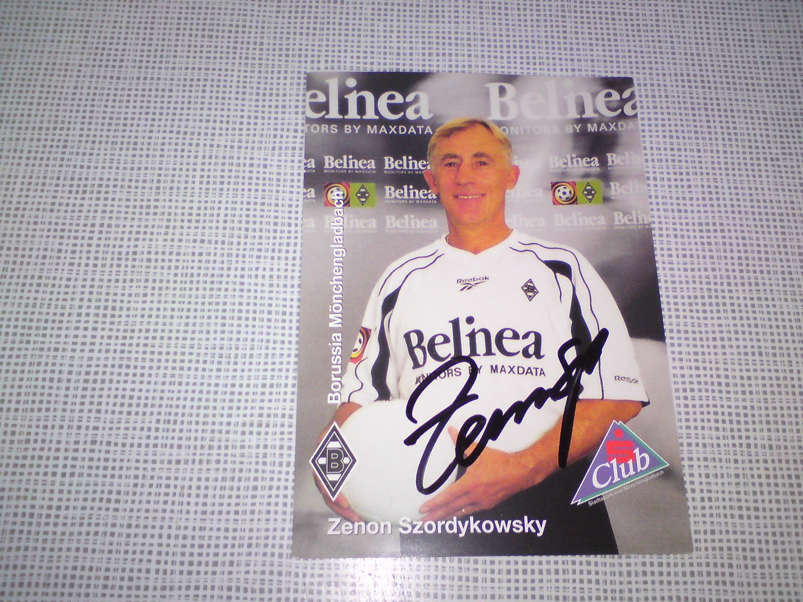 Gladbach Zenon Szordykowsky 1999-2000 Autograph Card Gladbach Zenon Szordykowsky 1999-2000 Autograph Card