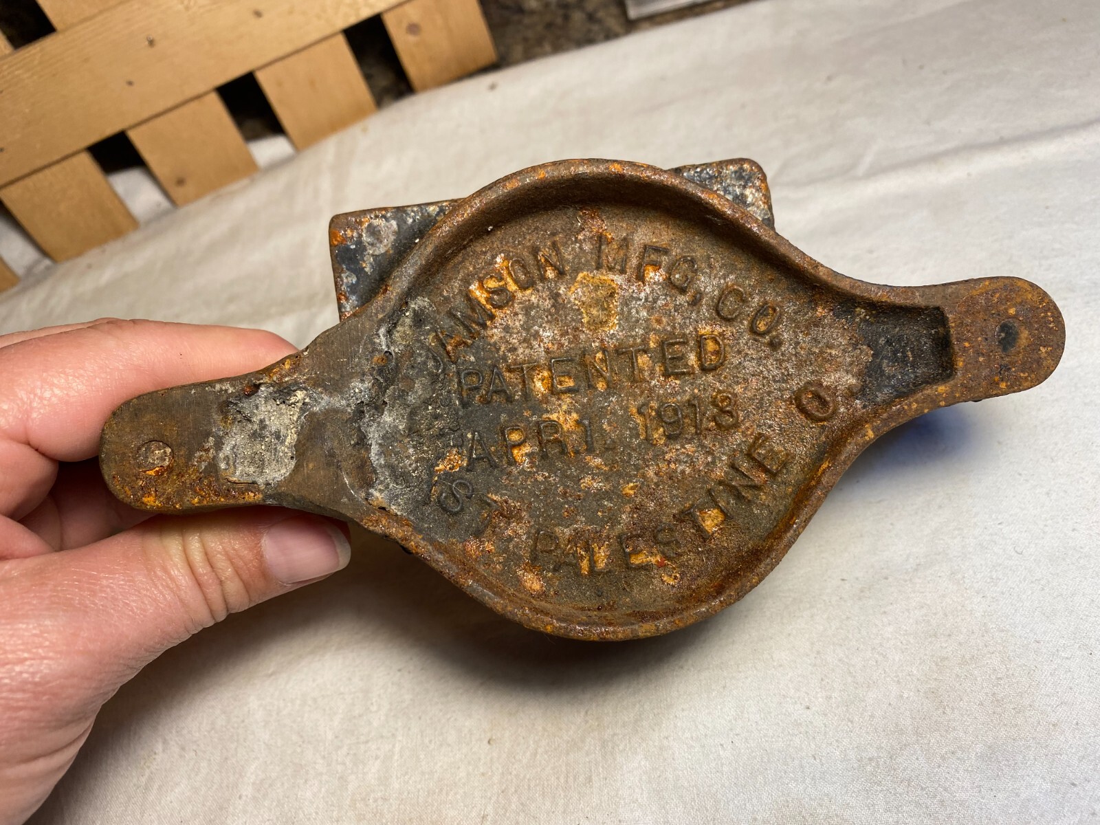 Antique Adamson Mfg Co Tire Repair Vulcanizer ~ Patented 1918