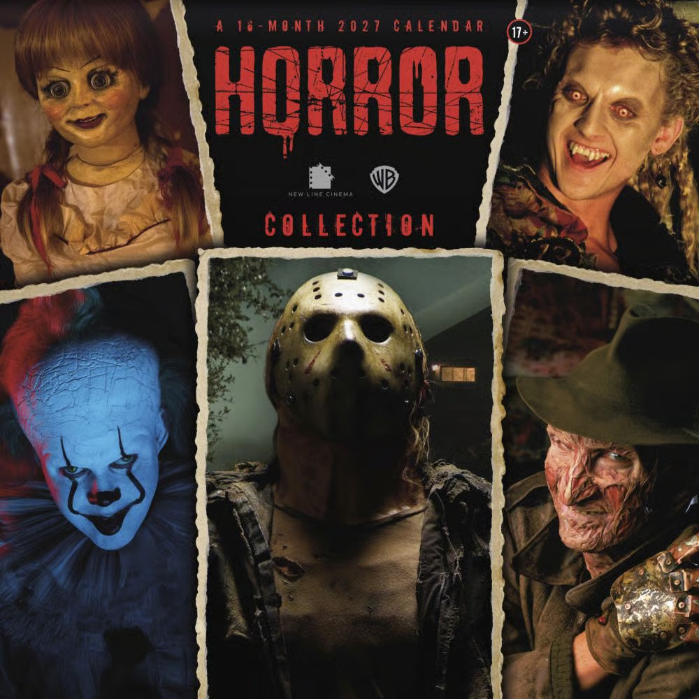 Trends International, Horror Collection 2027 Wall Calendar Trends International, Horror Collection 2027 Wall Calendar