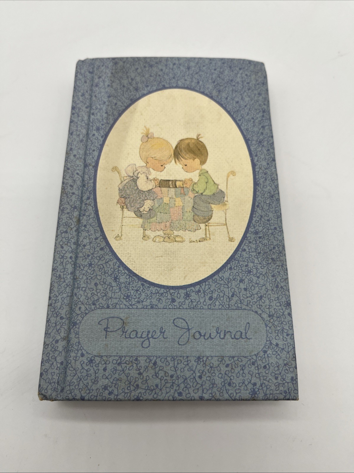 Vintage Precious Moments Prayer Journal Artwork 1977,1988 Samual Butcher Descrip
