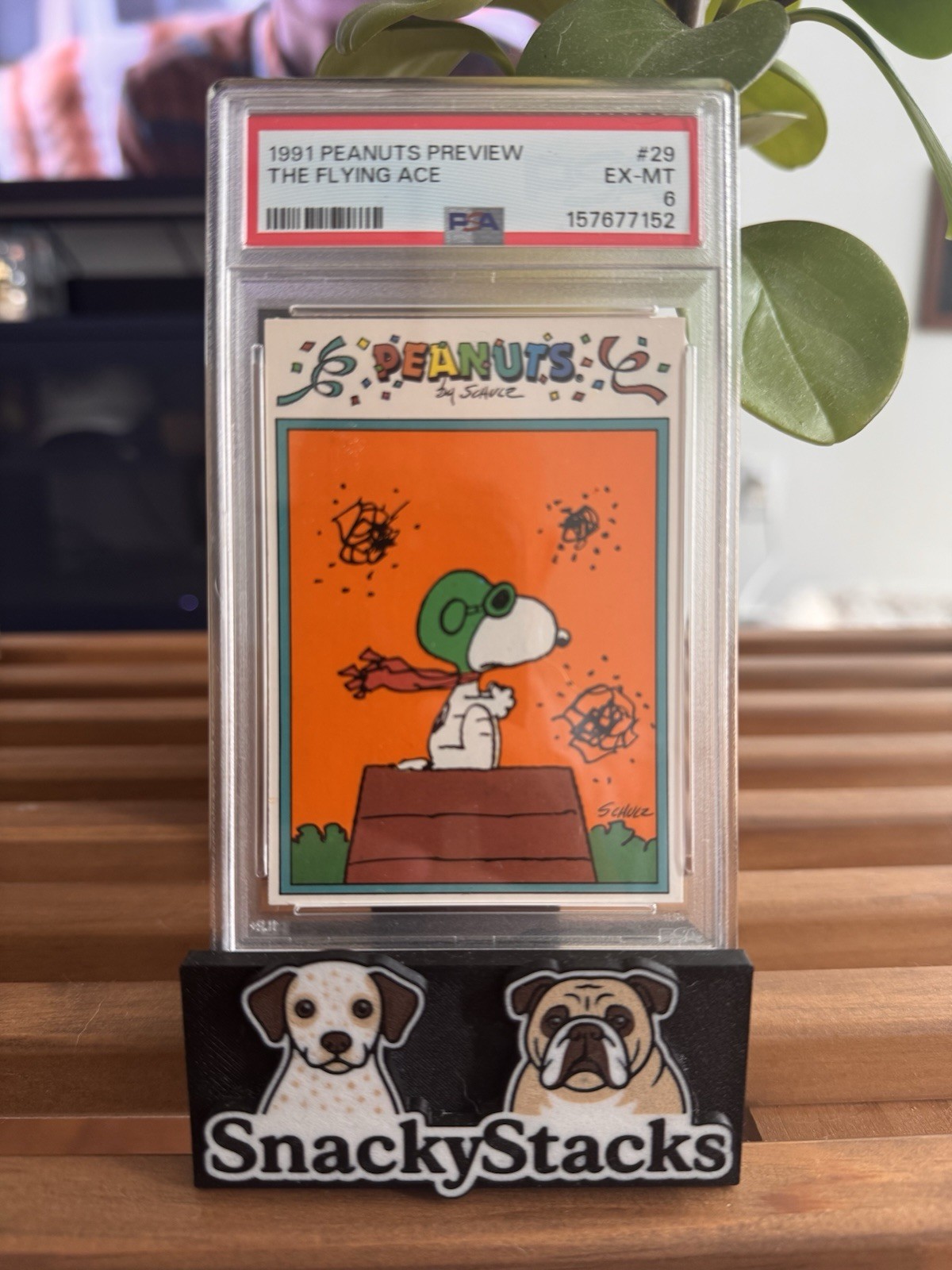 1991 Peanuts Preview The Flying Ace PSA 6 1991 Peanuts Preview The Flying Ace PSA 6