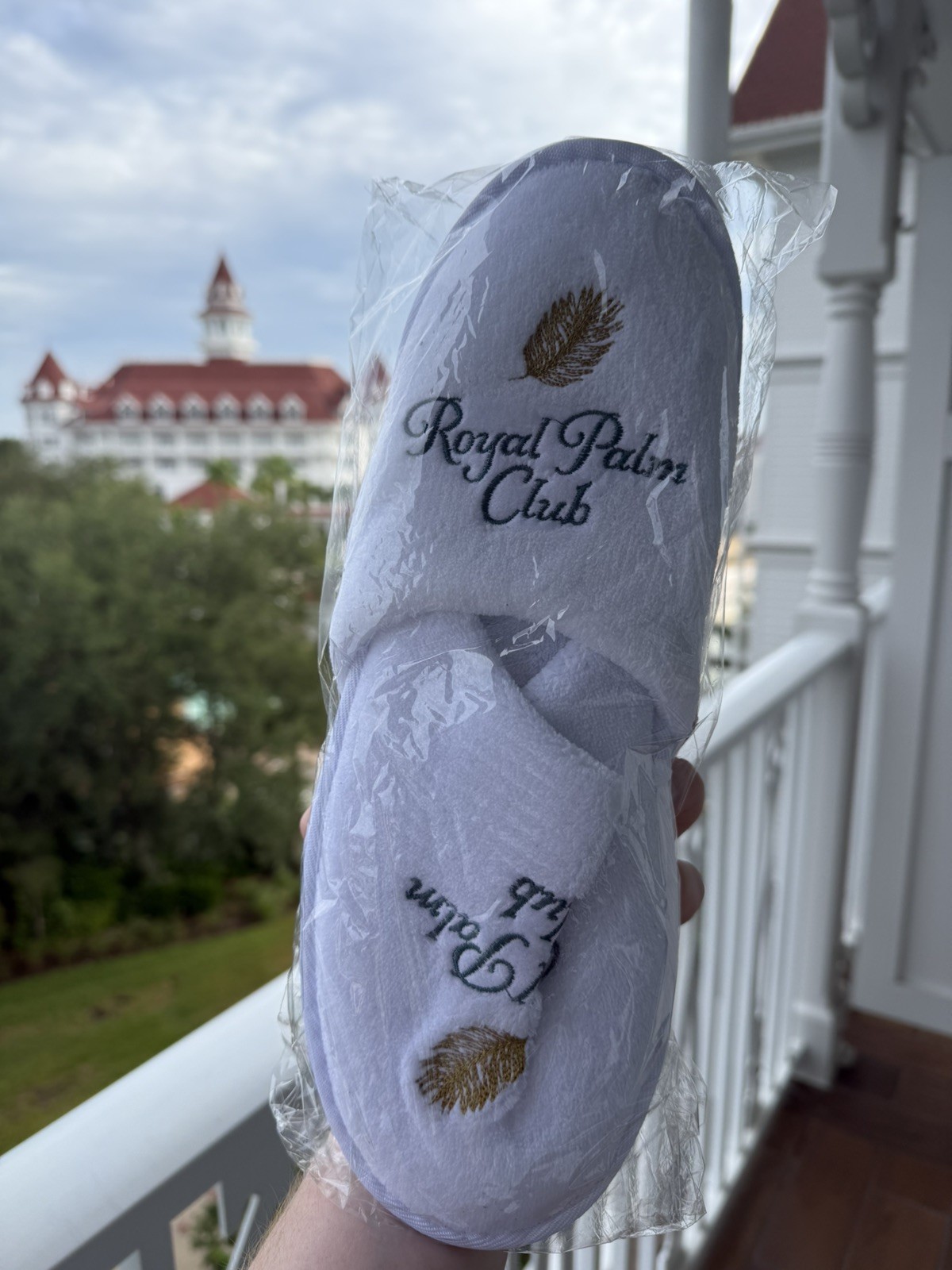 Disney Grand Floridian Royal Palm Club Slippers Disney Grand Floridian Royal Palm Club Slippers