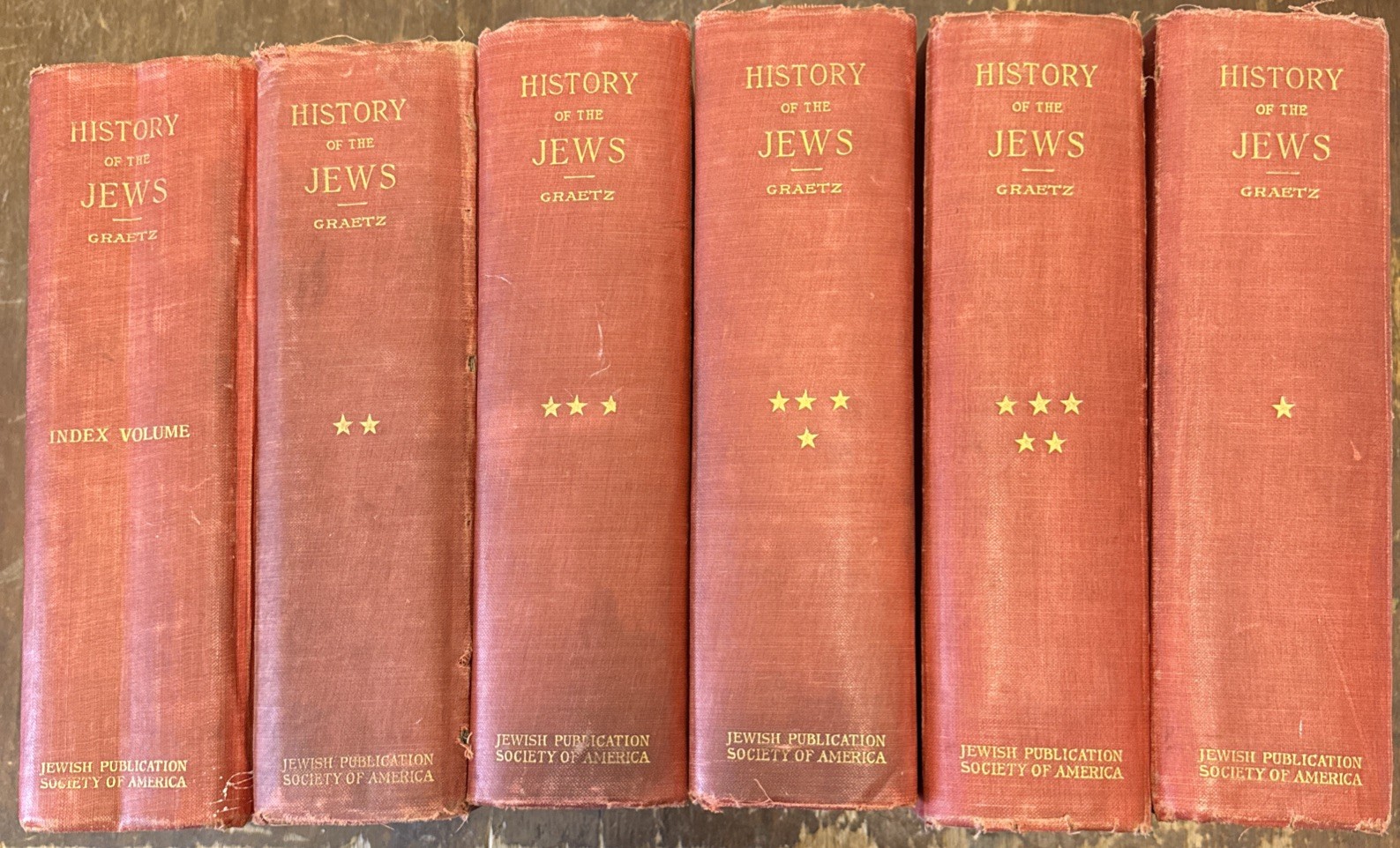 History of the Jews by Heinrich Graetz 6 Volume Copyright 1801-1898 History of the Jews by Heinrich Graetz 6 Volume Copyright 1801-1898