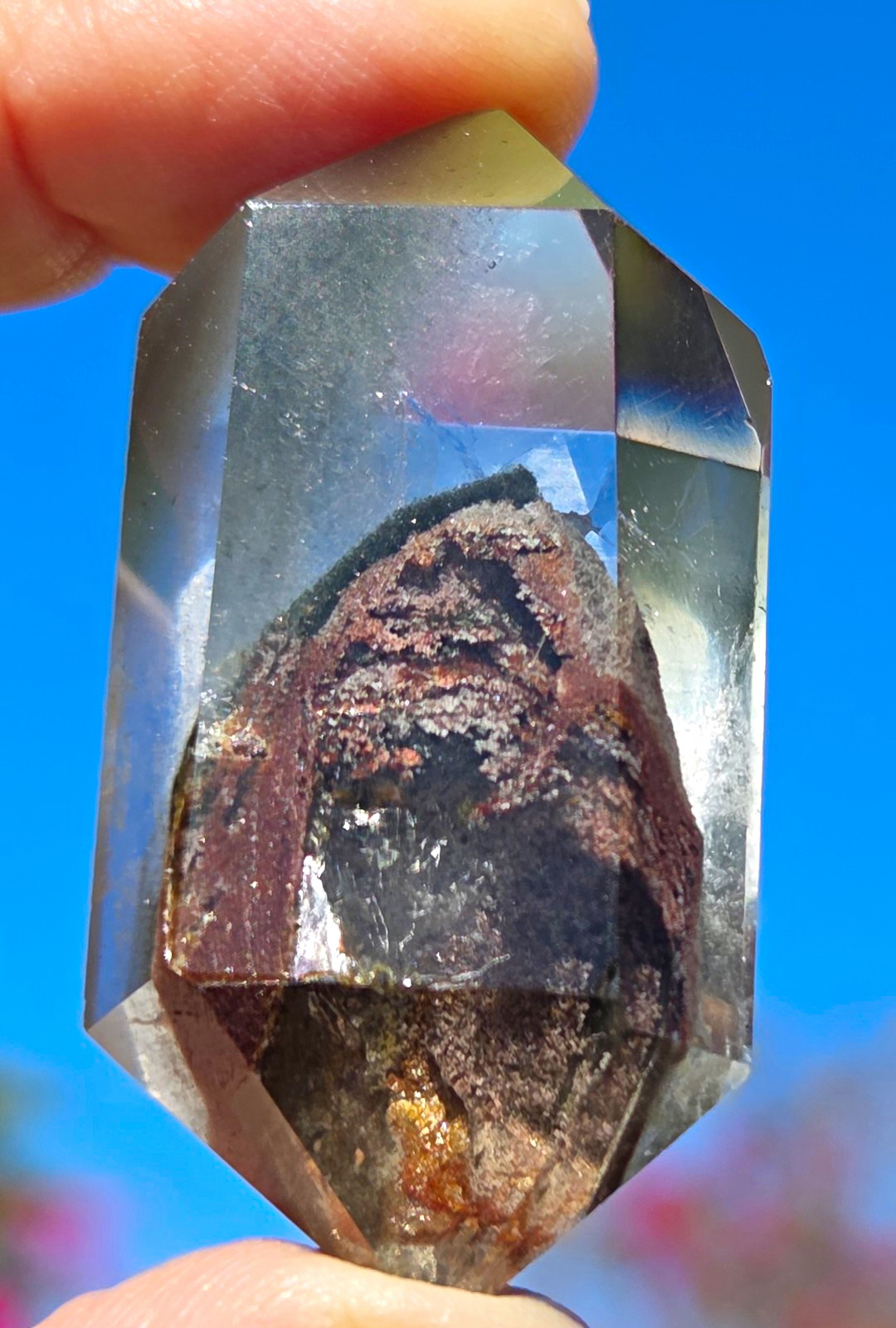 A156 Double Terminated Garden Quartz 1.2 oz 2.25\ A156 Double Terminated Garden Quartz 1.2 oz 2.25\