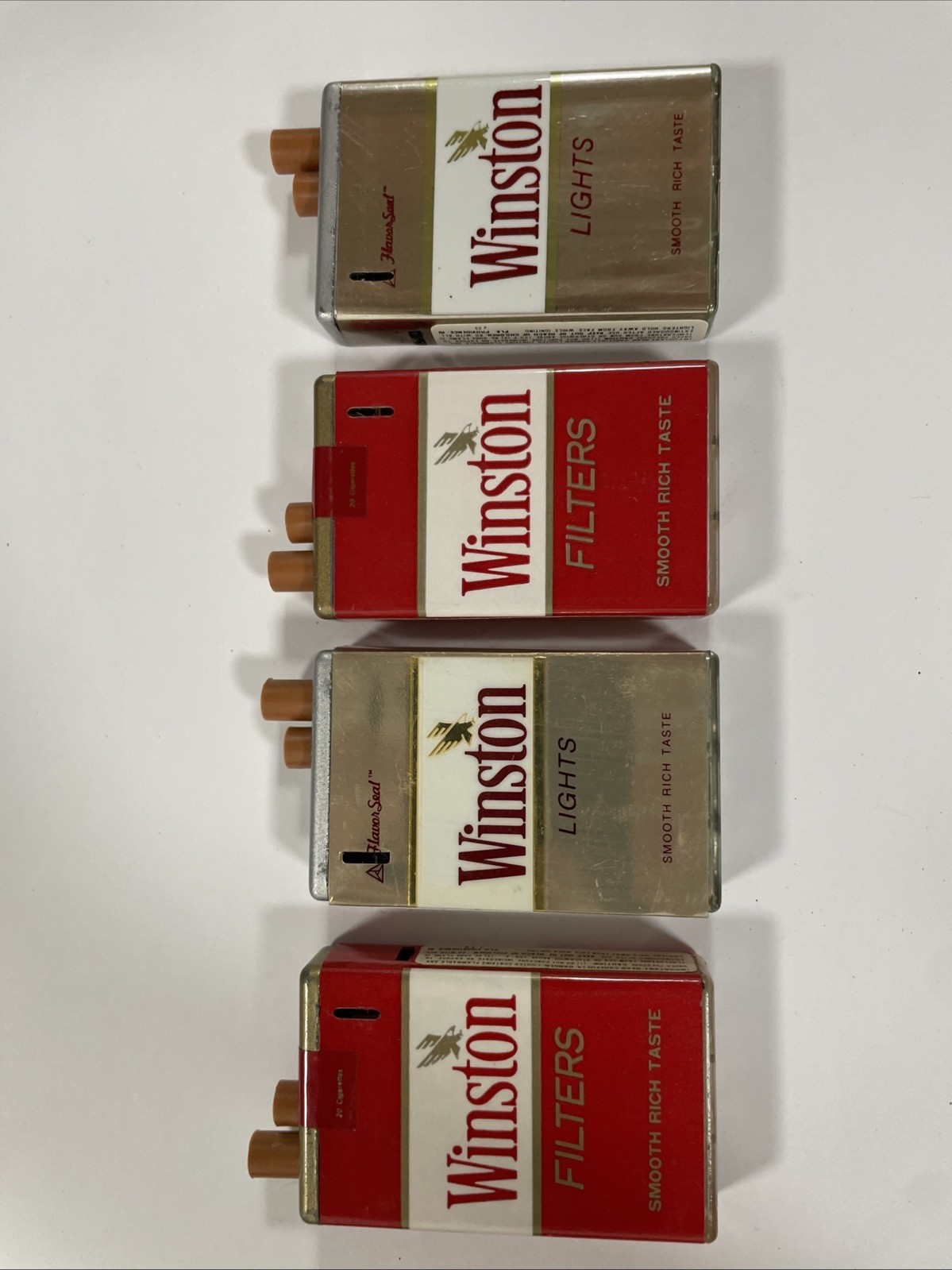 Vintage Winston Cigarette Lighter x4,works