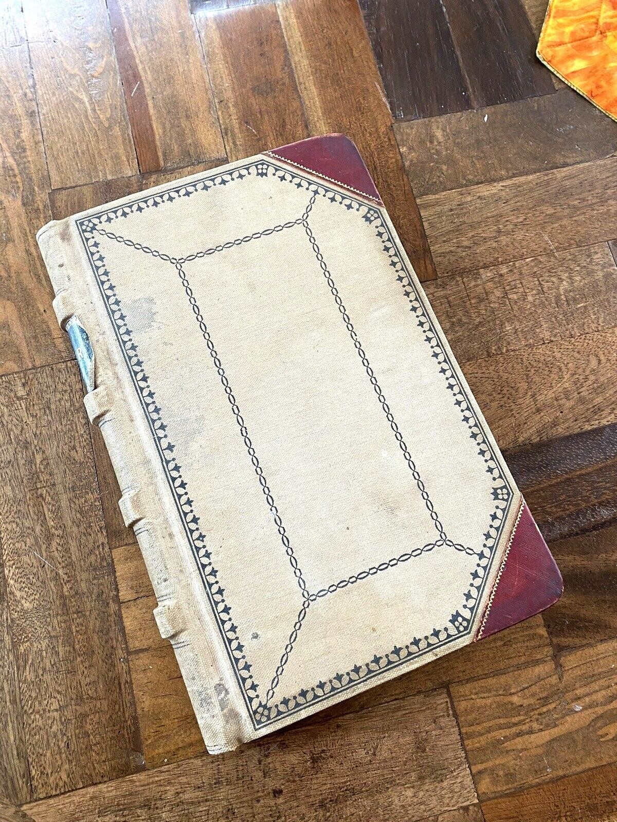 Vtg. Ledger from Deadwood & Hot Springs SD c. 1890's w/ Named People