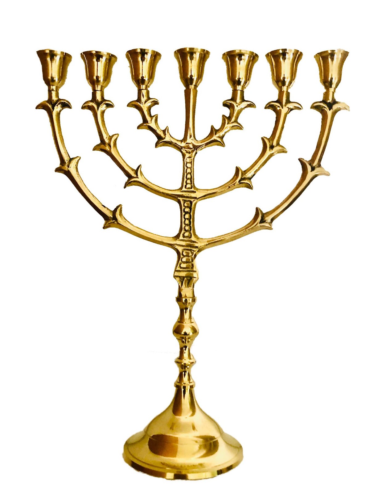 Salomons Menorah 7 Branch Salomons Menorah .Antique Replica Solid Brass/Copper Salomons Menorah 7 Branch Salomons Menorah .Antique Replica Solid Brass/Copper