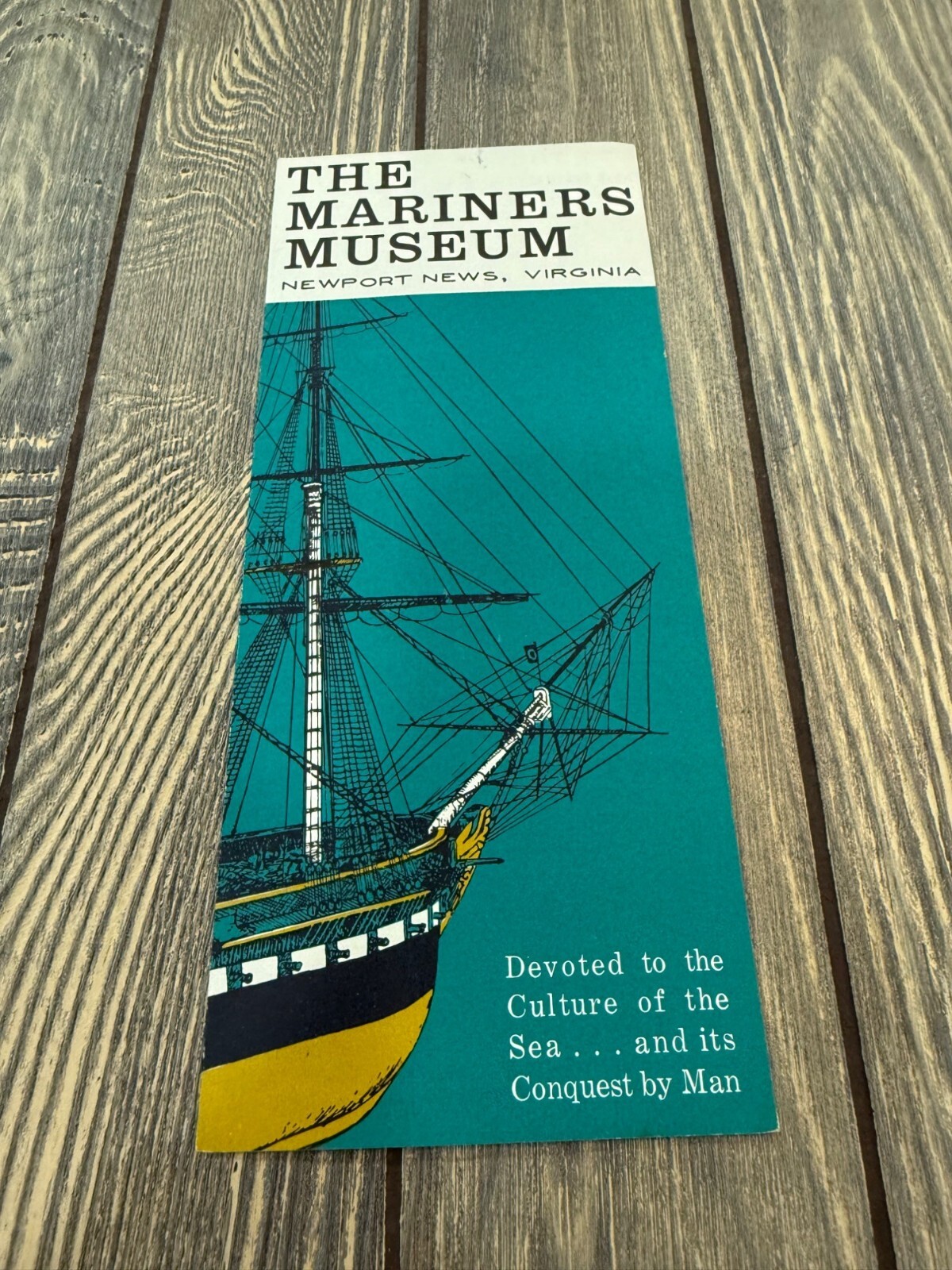 Vintage The Mariners Museum Brochure Newport News Virginia Nautical Sea Culture Vintage The Mariners Museum Brochure Newport News Virginia Nautical Sea Culture