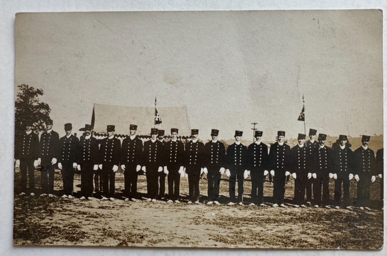 1908 RPPC Postcard Curwensville Pennsylvania FD \