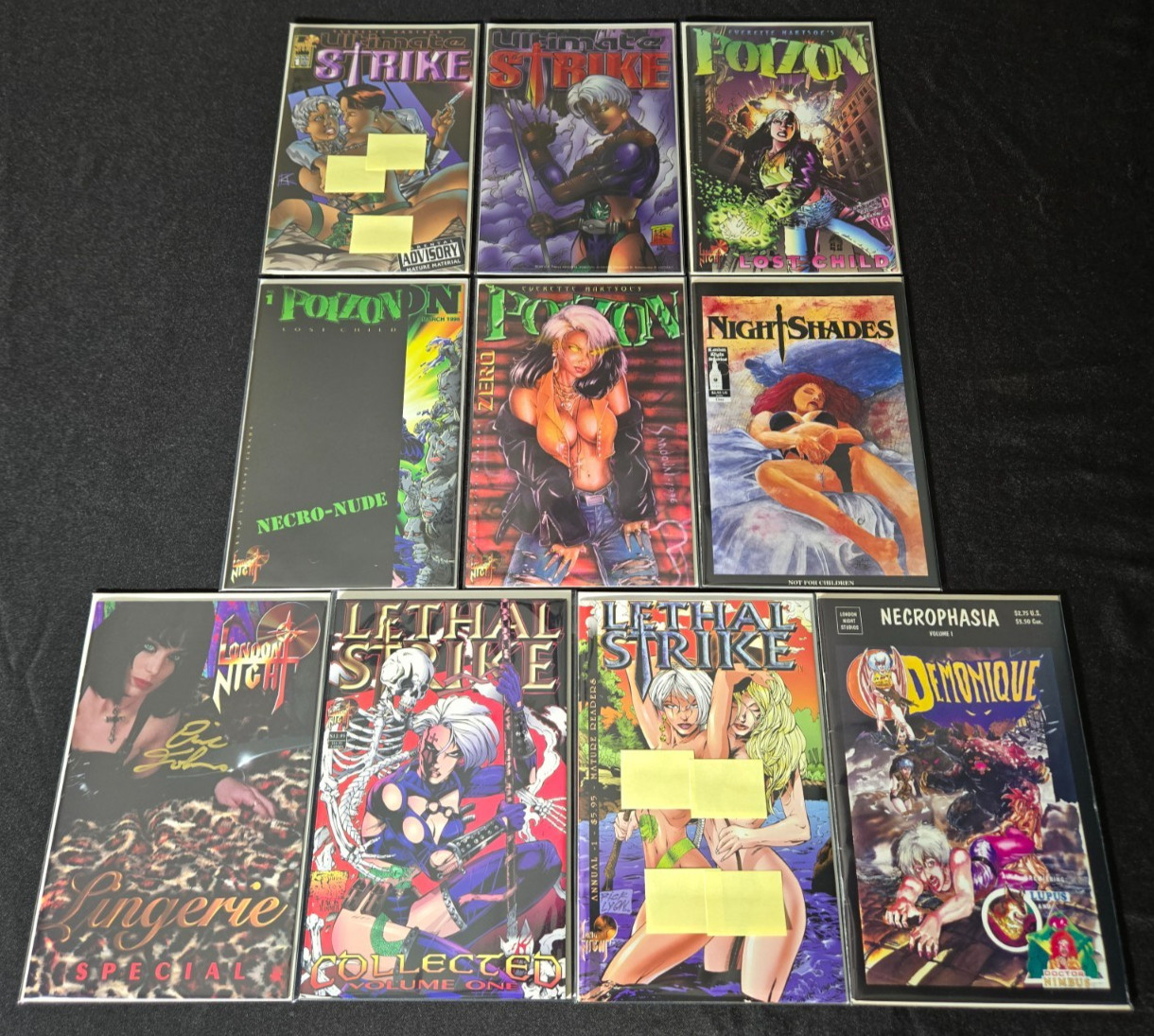 AnotherTime Lot of 10 London Night Studios Comic Books Ultimate Lethal Strike AnotherTime Lot of 10 London Night Studios Comic Books Ultimate Lethal Strike