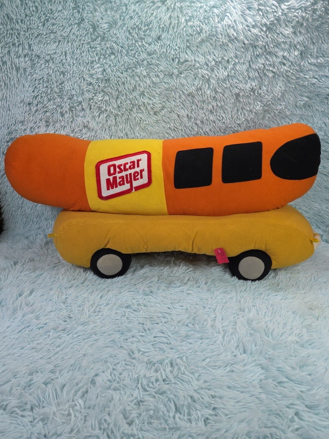 Vintage 3 Ft Oscar Mayer Wienermobile Giant Plush - Rare Large Display Pillow Vintage 3 Ft Oscar Mayer Wienermobile Giant Plush - Rare Large Display Pillow