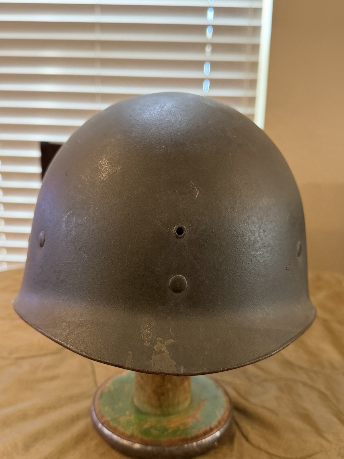 Original WW2 USGI Westinghouse M1 Helmet Liner w Sweatband - Khaki Webbing Original WW2 USGI Westinghouse M1 Helmet Liner w Sweatband - Khaki Webbing