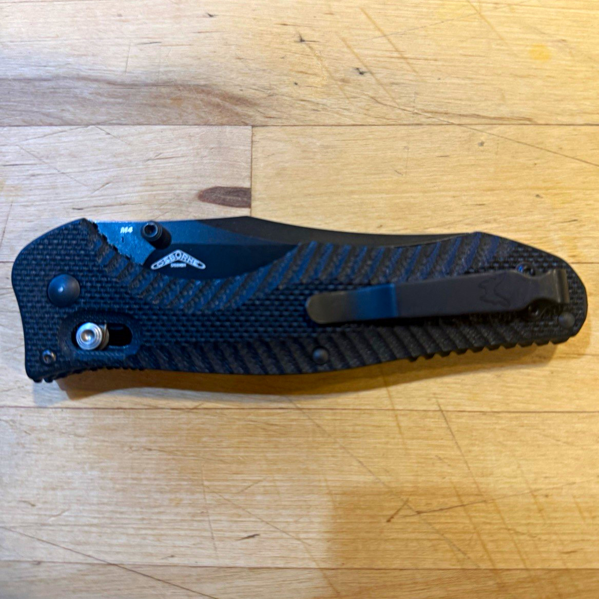 Rare Discontinued Benchmade 810 Contego Osborne Design w/ Pelican Case