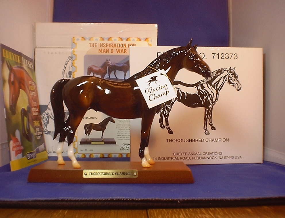 BREYER 2021 VINTAGE CLUB TERRANG PRESENTATION THOROUGHBRED HORSE CHAMPION NIBOX BREYER 2021 VINTAGE CLUB TERRANG PRESENTATION THOROUGHBRED HORSE CHAMPION NIBOX