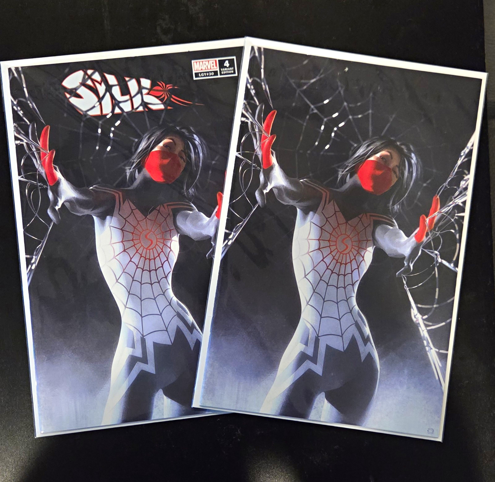 Marvel Silk #4 Trade And Virgin Variant Cover Comic Books Lot Of 2