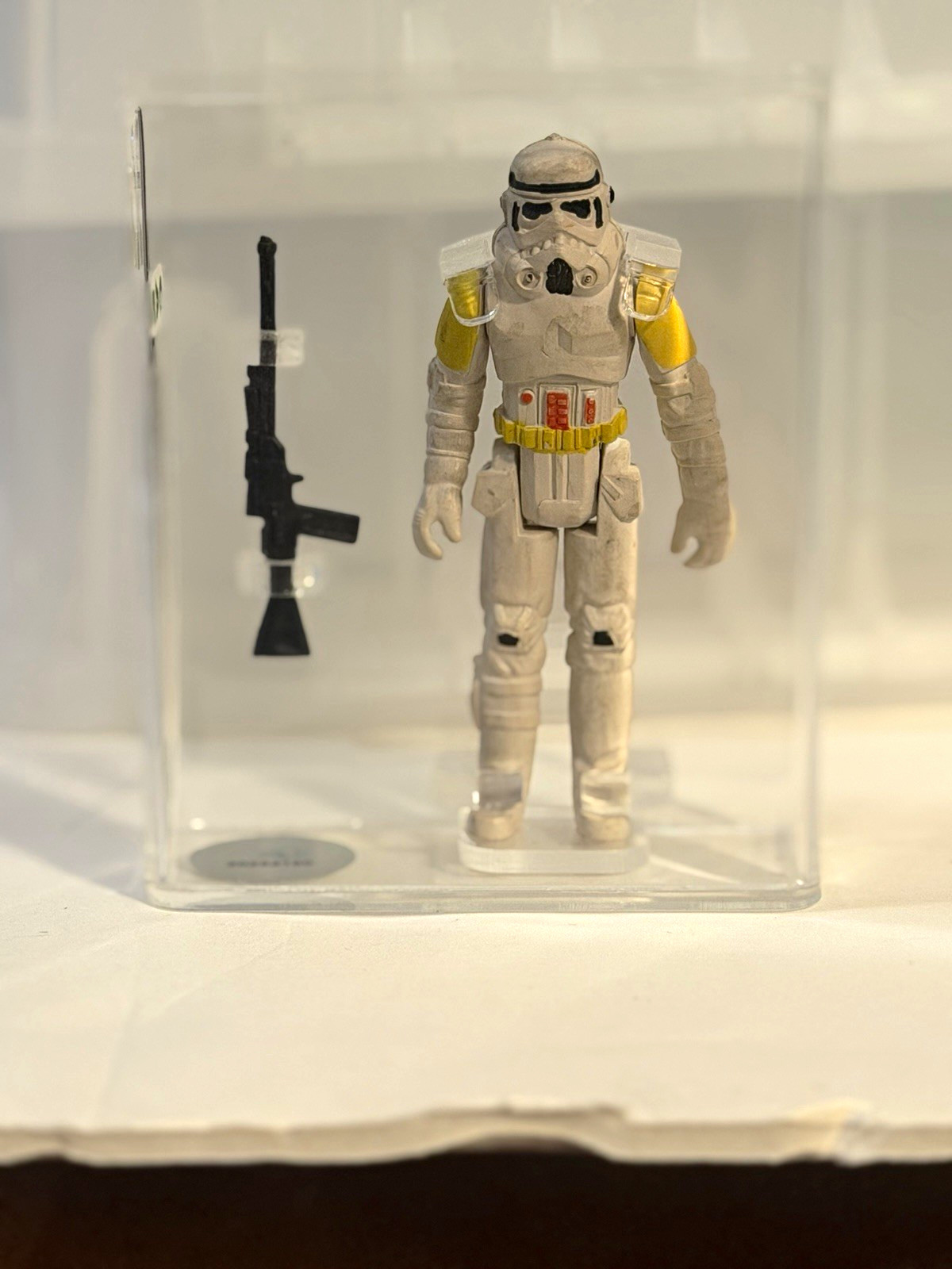 Vintage Star Wars Polish bootleg stormtrooper with rifle CAS 80
