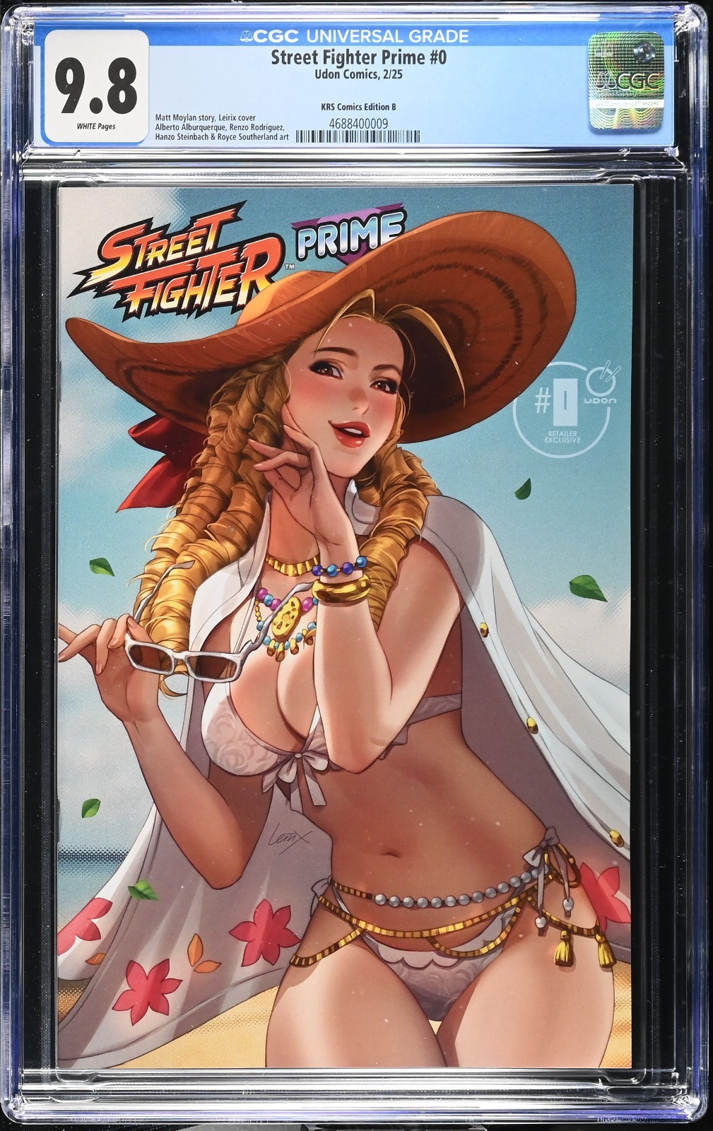 Street Fighter Prime #0 Leirix Li Karin Exclusive Cover LTD 400 CGC 9.8 Street Fighter Prime #0 Leirix Li Karin Exclusive Cover LTD 400 CGC 9.8