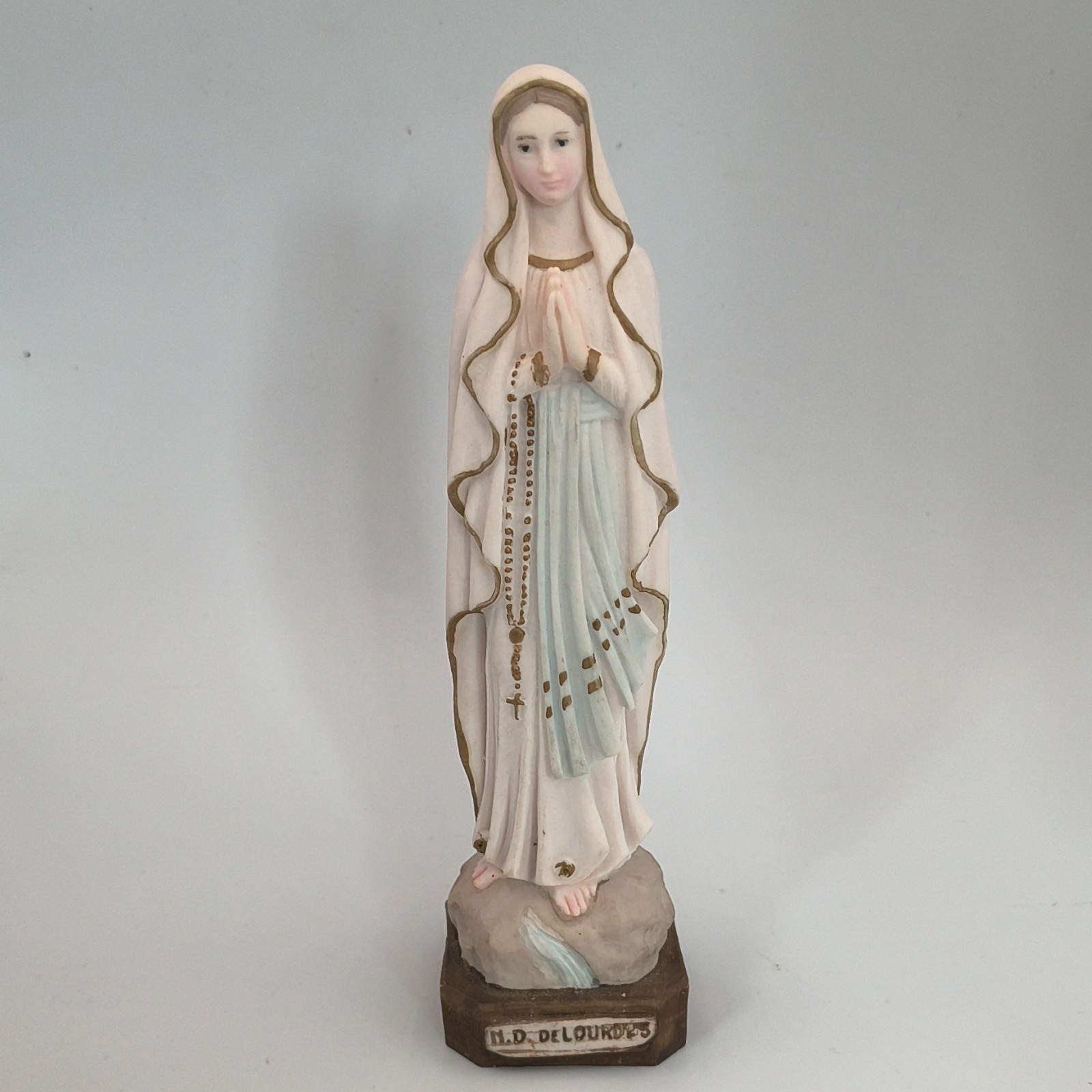 Vintage Pasquini Italy Our Lady of Lourdes Statue 6\