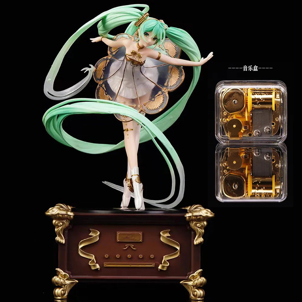 Hatsune Miku Symphony 2020 5Th Anniversary Anime Figure Music Box Model Figurine