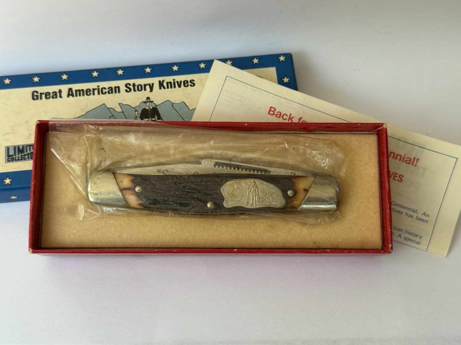 NOS* Boker Great American Story Knives Thirteen Colonies AS-IS - See Photos READ