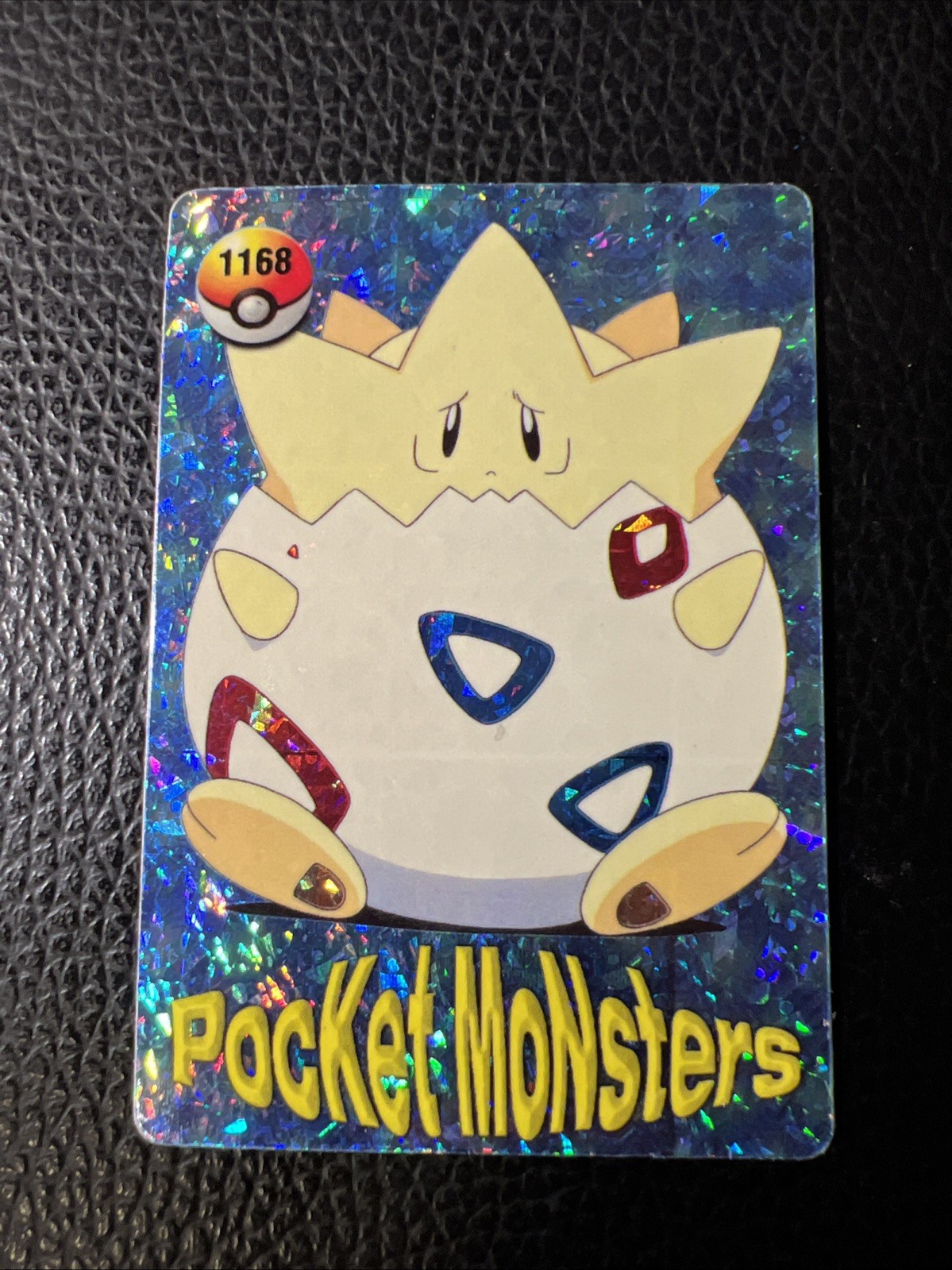Togepi 1168 Pokémon Pocket Monsters Vintage Prism Vending Sticker Cardass 2 NM