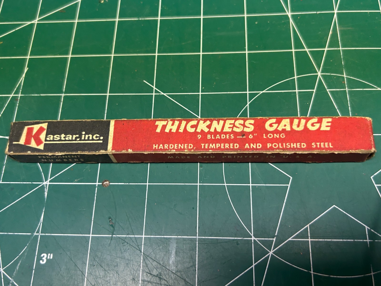 MACHINIST Kastar Thickness Gage 9 Blades 6\ MACHINIST Kastar Thickness Gage 9 Blades 6\