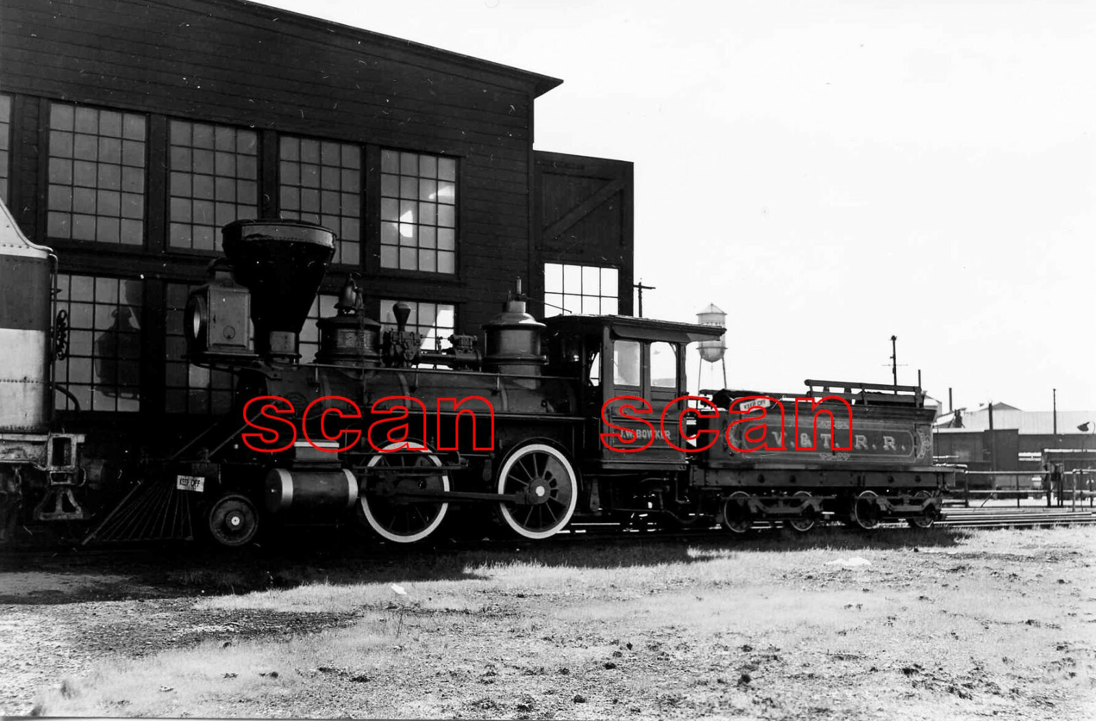 2B285 RP 1940s/50s VIRGINIA & TRUCKEE RAILROAD LOCO #21 \' J W BOWKER \' 2B285 RP 1940s/50s VIRGINIA & TRUCKEE RAILROAD LOCO #21 \' J W BOWKER \'