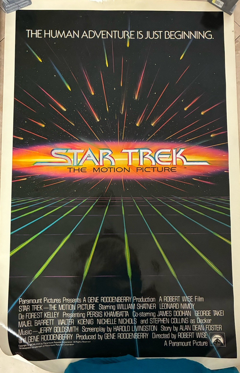 Star Trek The Motion Picture 1979 Vintage Original Poster Paramount 
