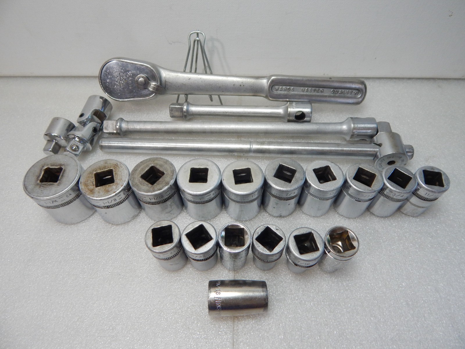 Montgomery Ward’s Master 1/2” Drive Socket set, 7/16\ Montgomery Ward’s Master 1/2” Drive Socket set, 7/16\