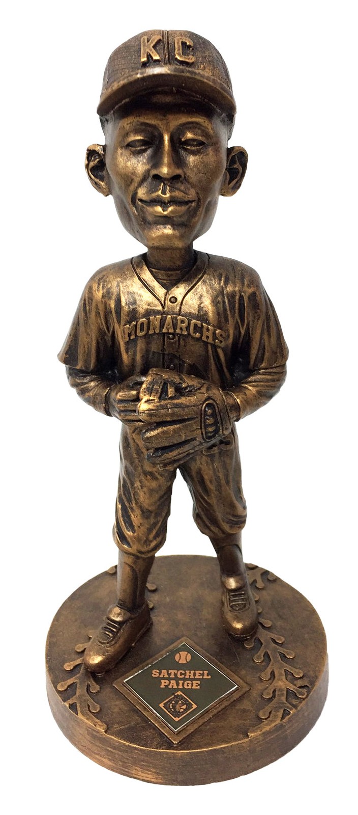 Satchel Paige Kansas City Monarchs Negro Leagues Field of Legends Bobblehead Satchel Paige Kansas City Monarchs Negro Leagues Field of Legends Bobblehead