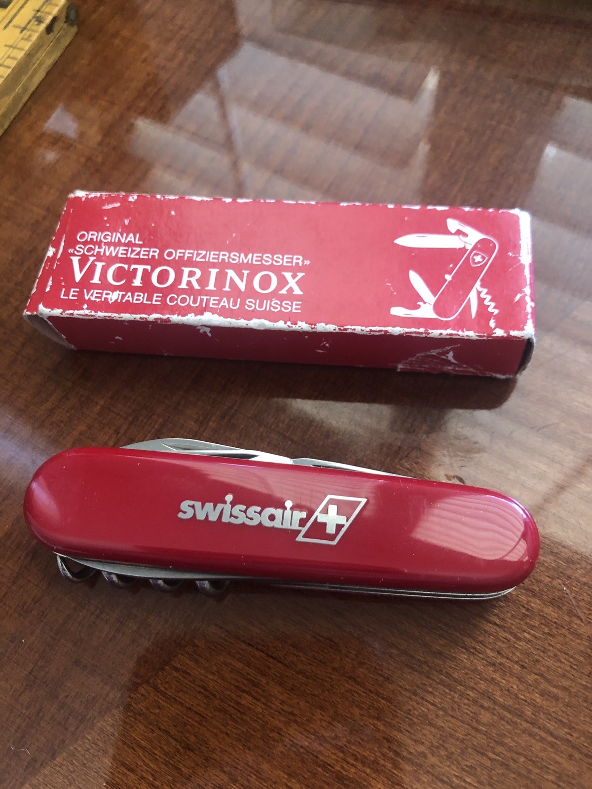 NIB Victorinox Vintage Original Swissair  THE Original  Swiss Army Knife & Box
