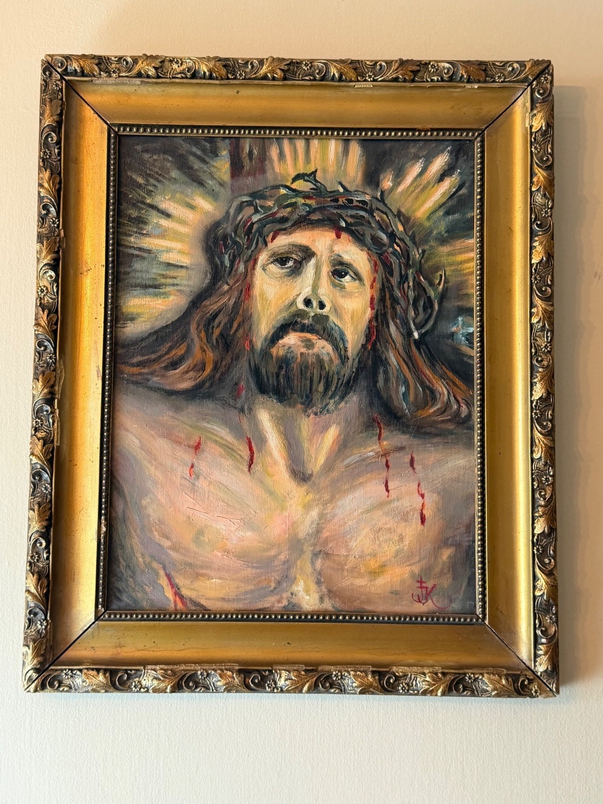 1975 Vintage Polish Jesus Crown of Thorns. Blessed at Jasna Gora 1975 Vintage Polish Jesus Crown of Thorns. Blessed at Jasna Gora