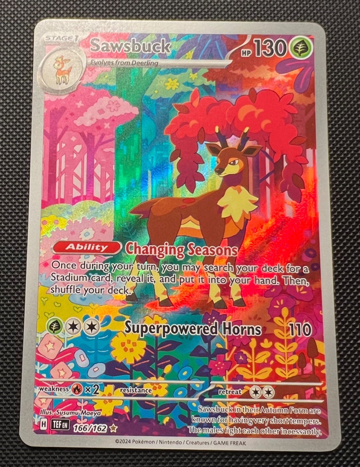 Sawbuck Pokemon Card Temporal Forces Ungraded Near Mint Sawbuck Pokemon Card Temporal Forces Ungraded Near Mint
