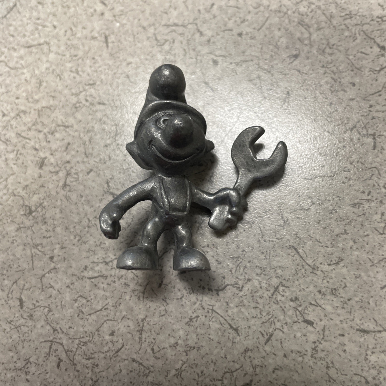 American Pewter Smurf Pewter Peyo Figurine Mechanic Smurf