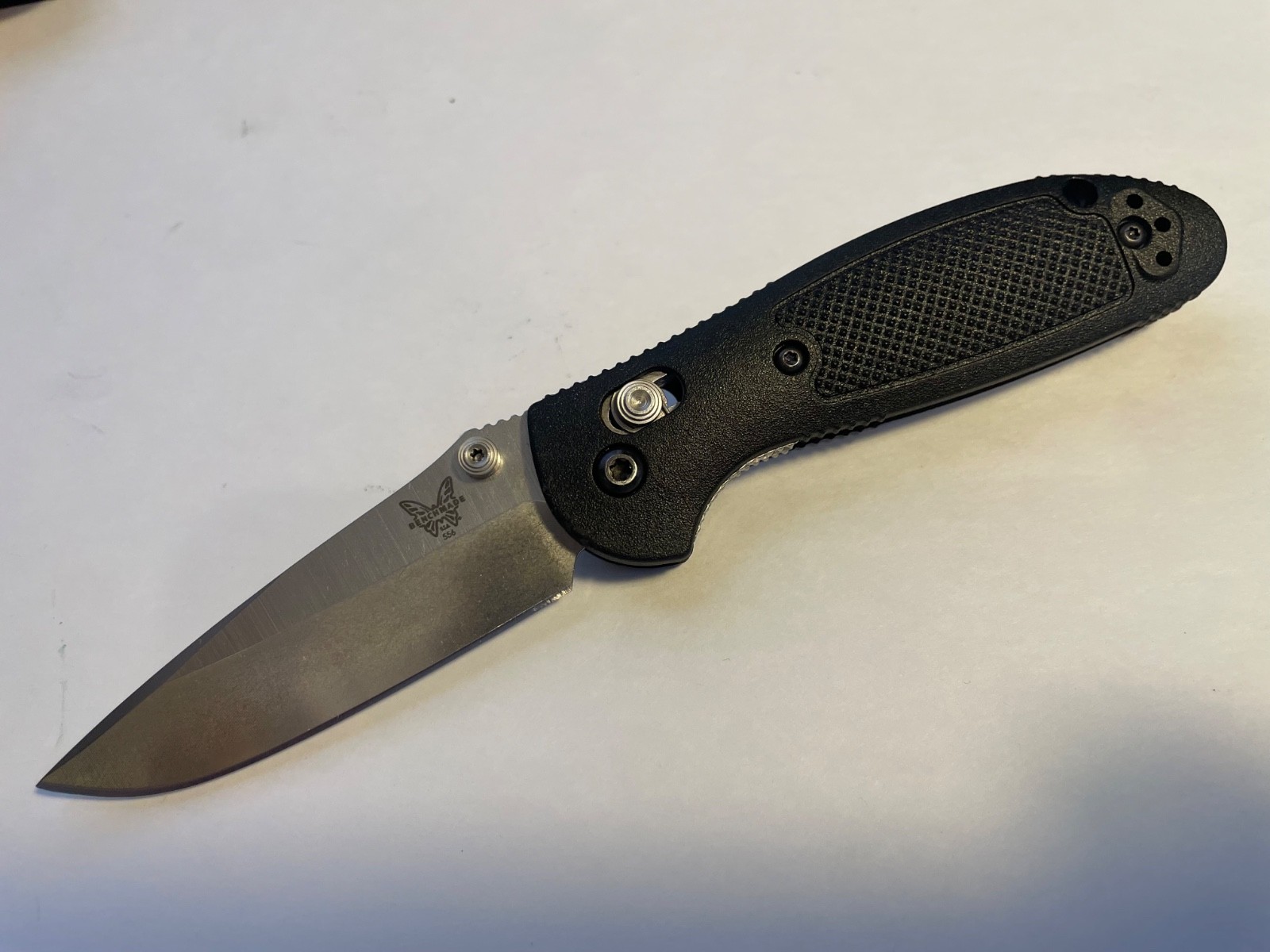 Benchmade Mini Griptilian 556-S30V 2.91 inch Drop Point Knife