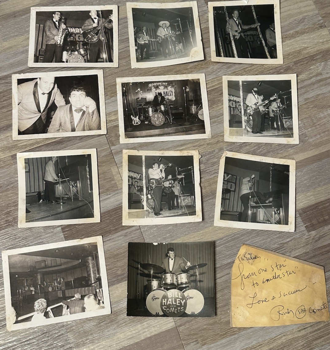 11 Private Bill Haley & His Comets Photos Rudy Pompilli Autograph Unpublished