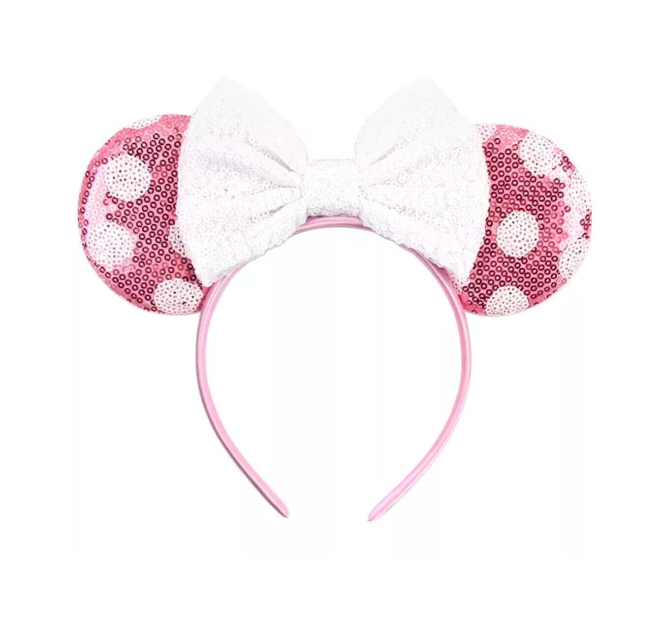 New Millennial Pink inspired Sequin Minnie Mouse Ears HANDMADE New Millennial Pink inspired Sequin Minnie Mouse Ears HANDMADE