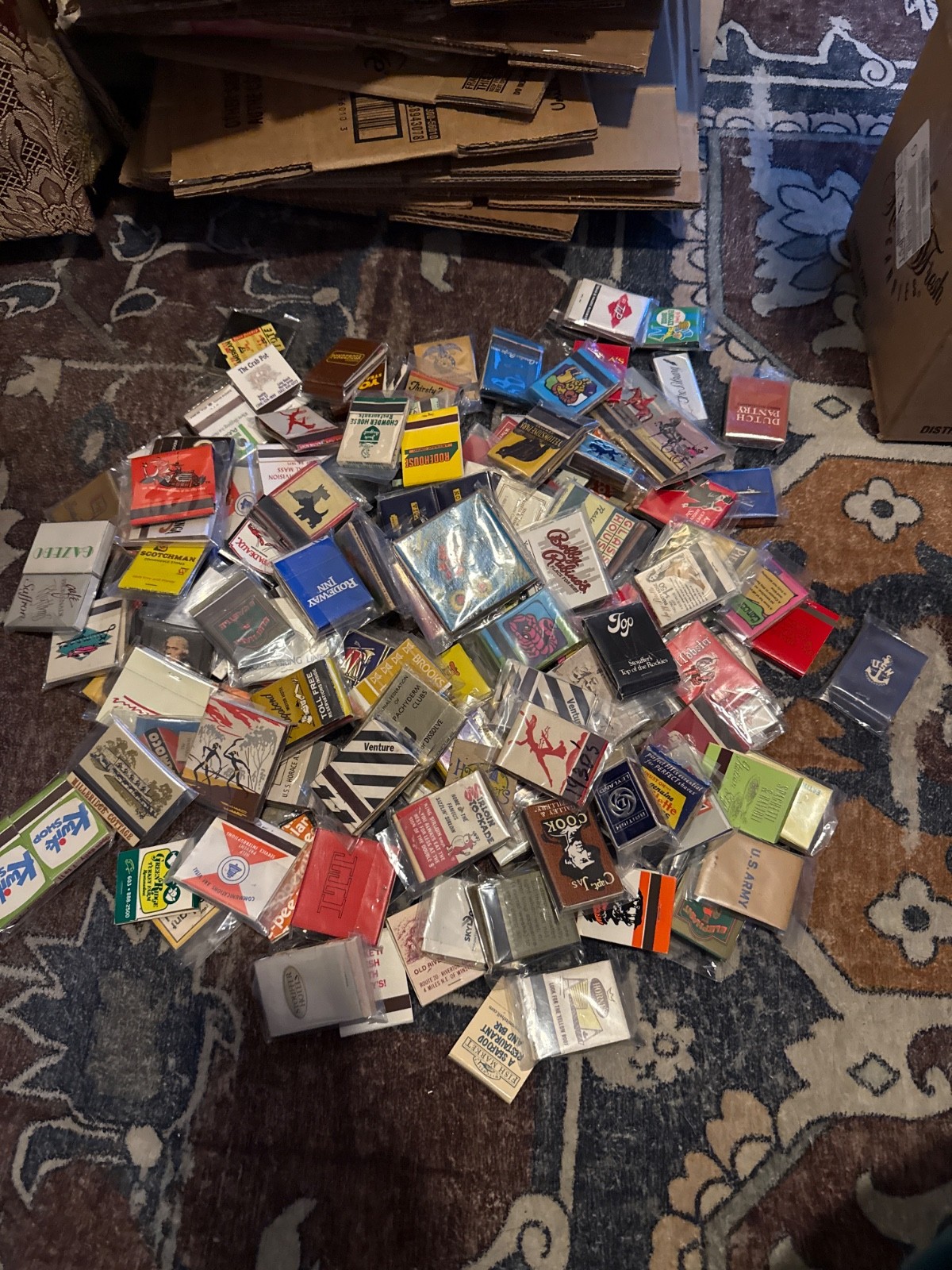 Vintage Restaurant Grocery Matchbook Lot Retro Cafe Diner Advertising Sleeved Vintage Restaurant Grocery Matchbook Lot Retro Cafe Diner Advertising Sleeved