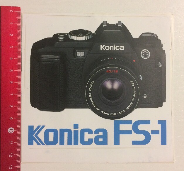 Decal/Decal: Camera Konica FS-1 (020316186)